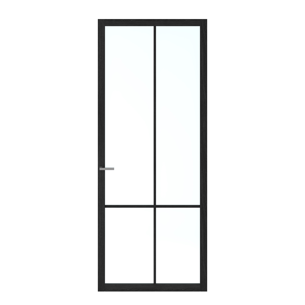 Binnendeur Skantrae SSL 14708 Blank Glas Charcoal Oak